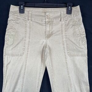 The North Face Women's Light Hiking Pants Size 4 Light Khaki Adjustable Cuff